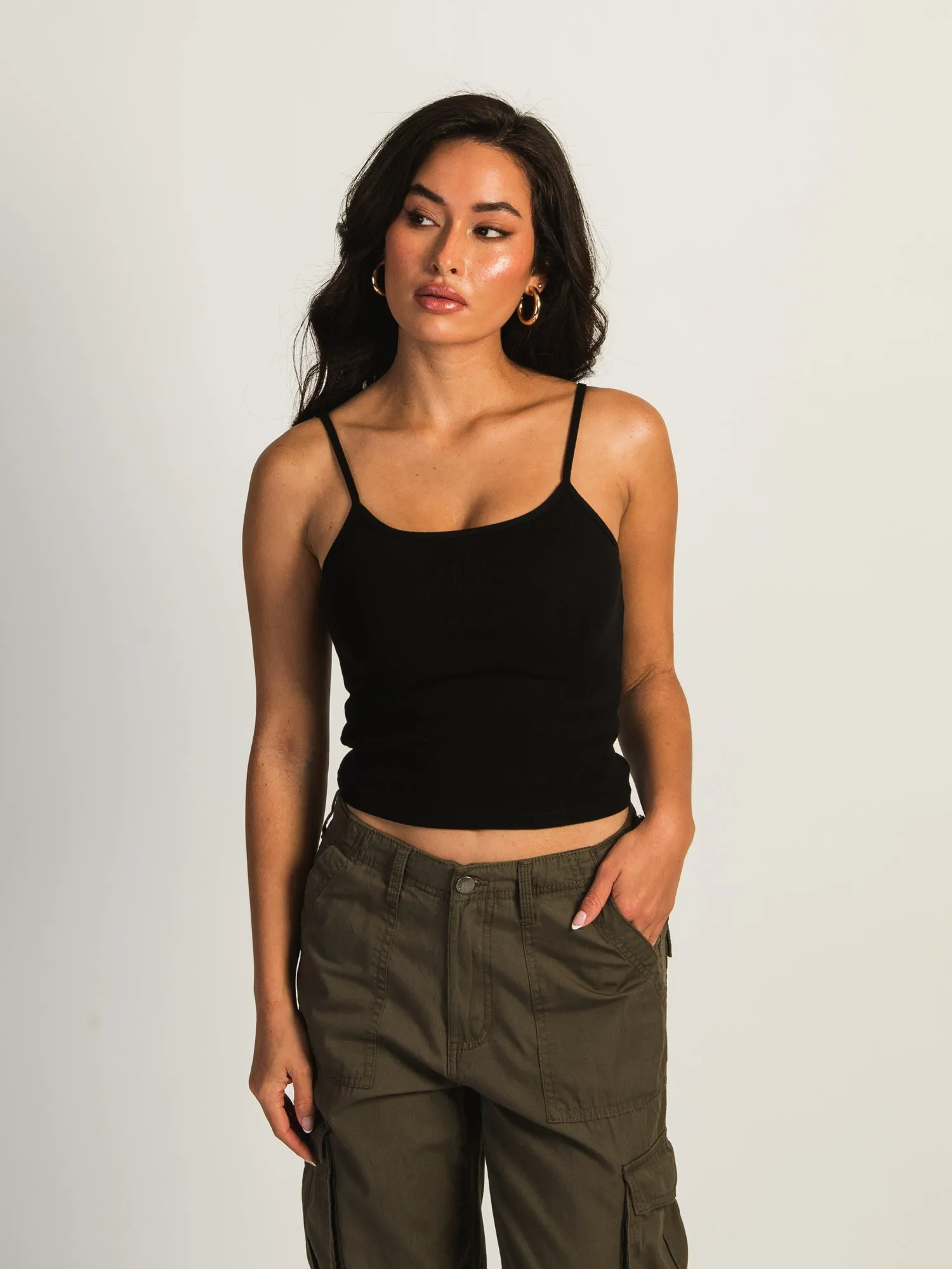 HARLOW SABRINA TANK - BLACK