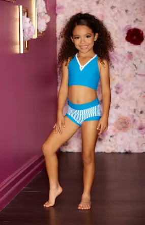 Kandi Kouture | Children's VIP Brief | Electric Blue   White
