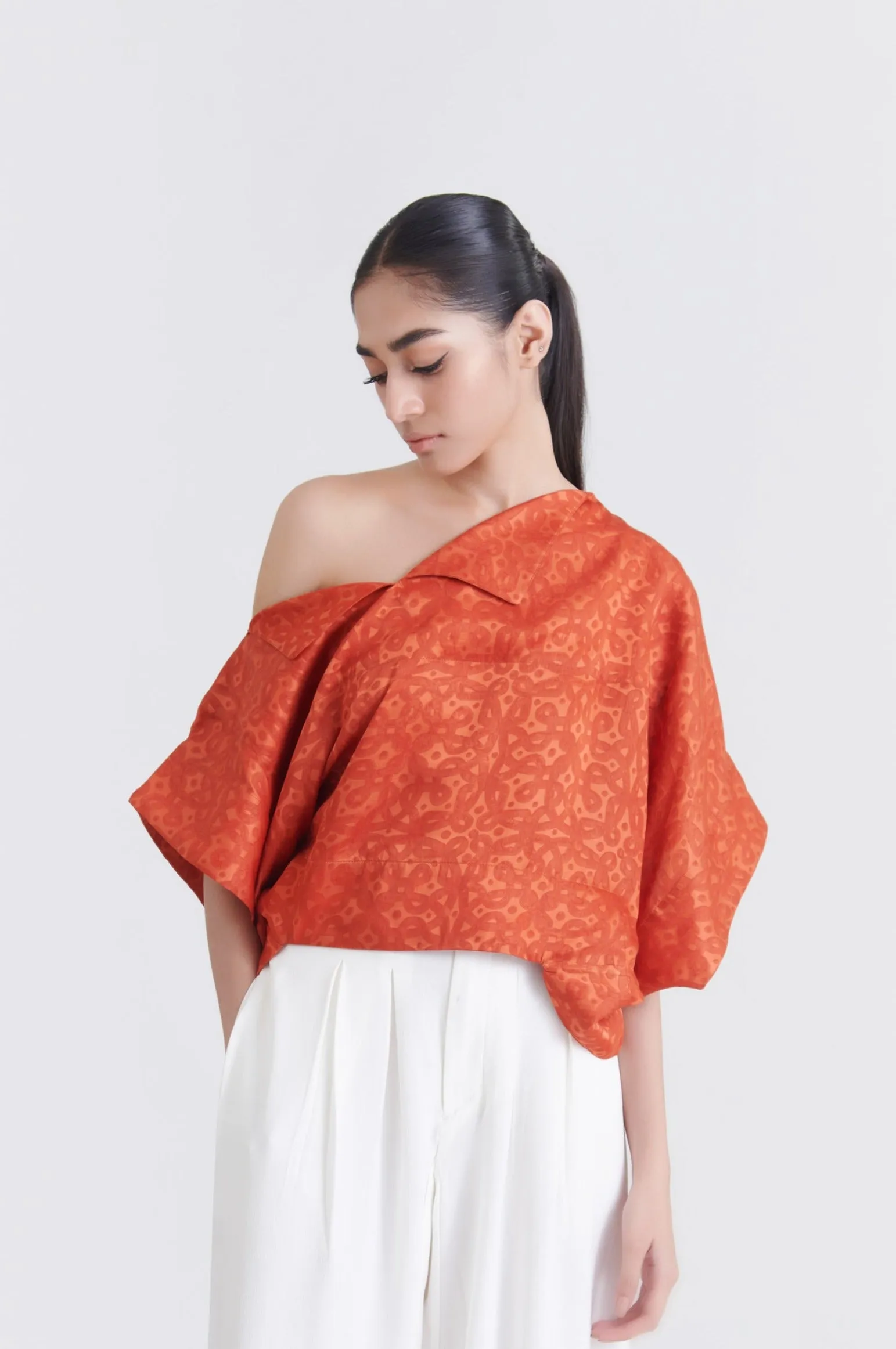 Kolam Off-Shoulder Top