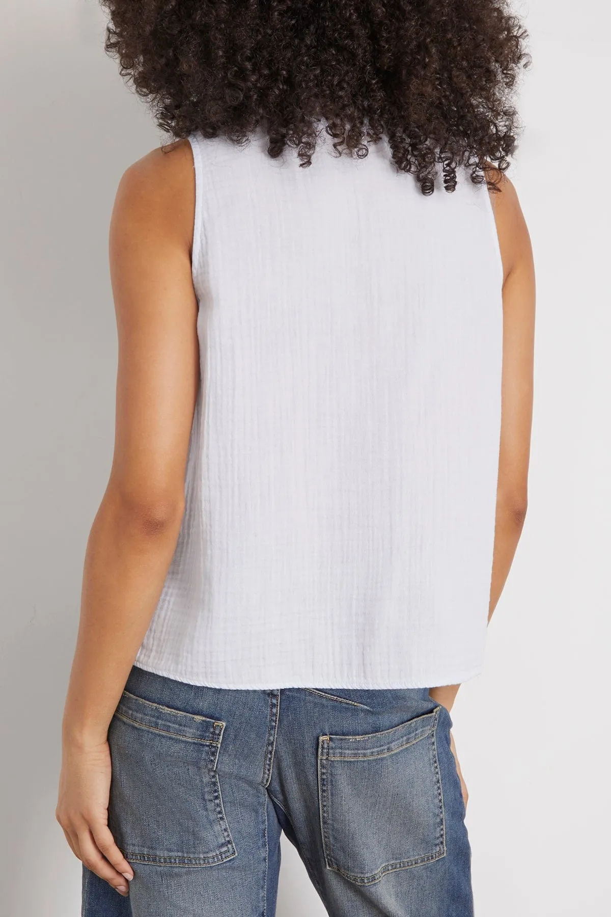 Tish Top in Pale Sky